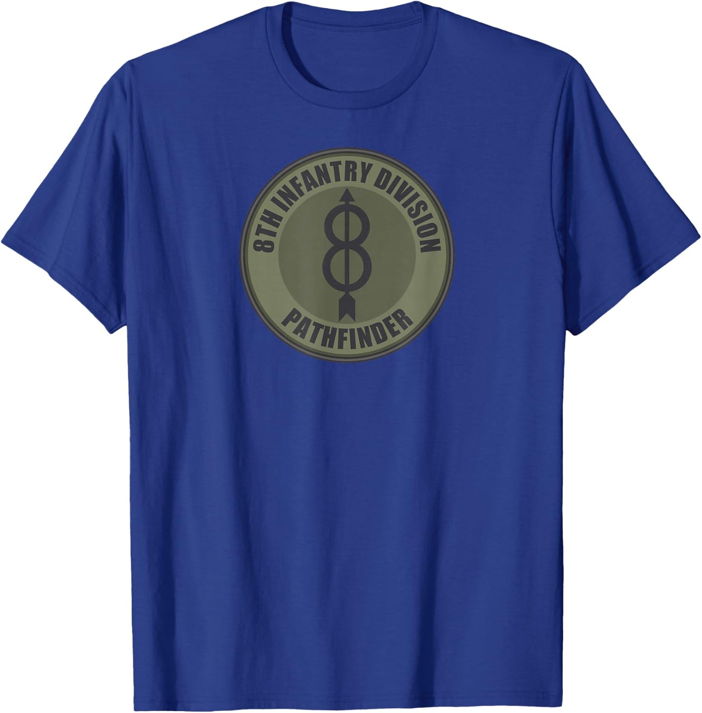 8th Infantry Division T-Shirt - T-Shirt | Royal
