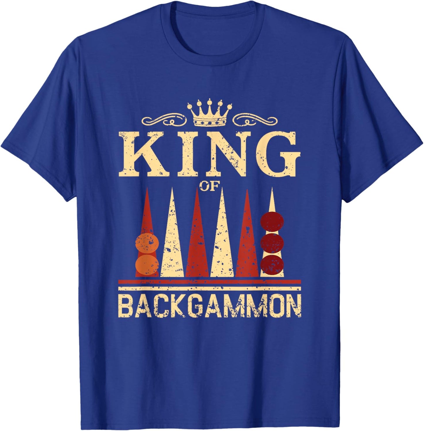 King of Backgammon T-Shirt - T-Shirt | Royal