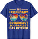 Retired Broadcast Journalist Retirement T-Shirt - T-Shirt | Royal