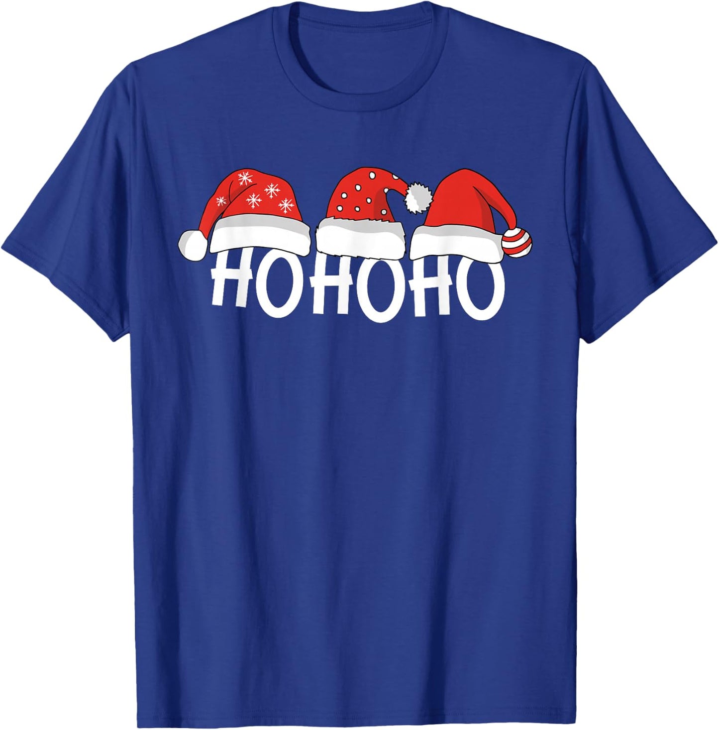 Ho Ho Ho Christmas T-Shirt - T-Shirt | Royal