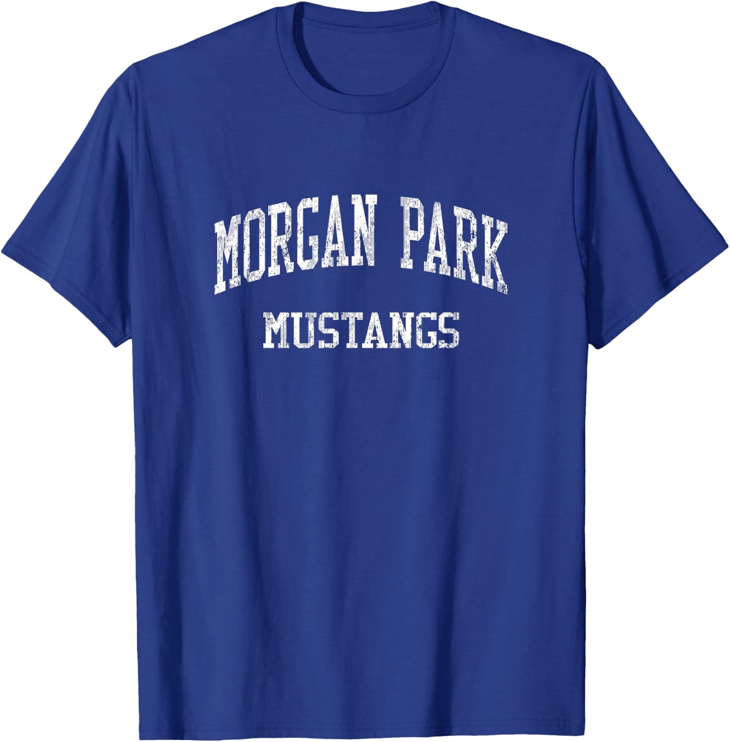 Morgan Park High School HS Chicago IL Vintage Sports T-Shirt - T-Shirt | Royal
