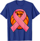 Breast Cancer Awareness Basketball Shirt Pink Cancer Support T-Shirt - T-Shirt | Royal