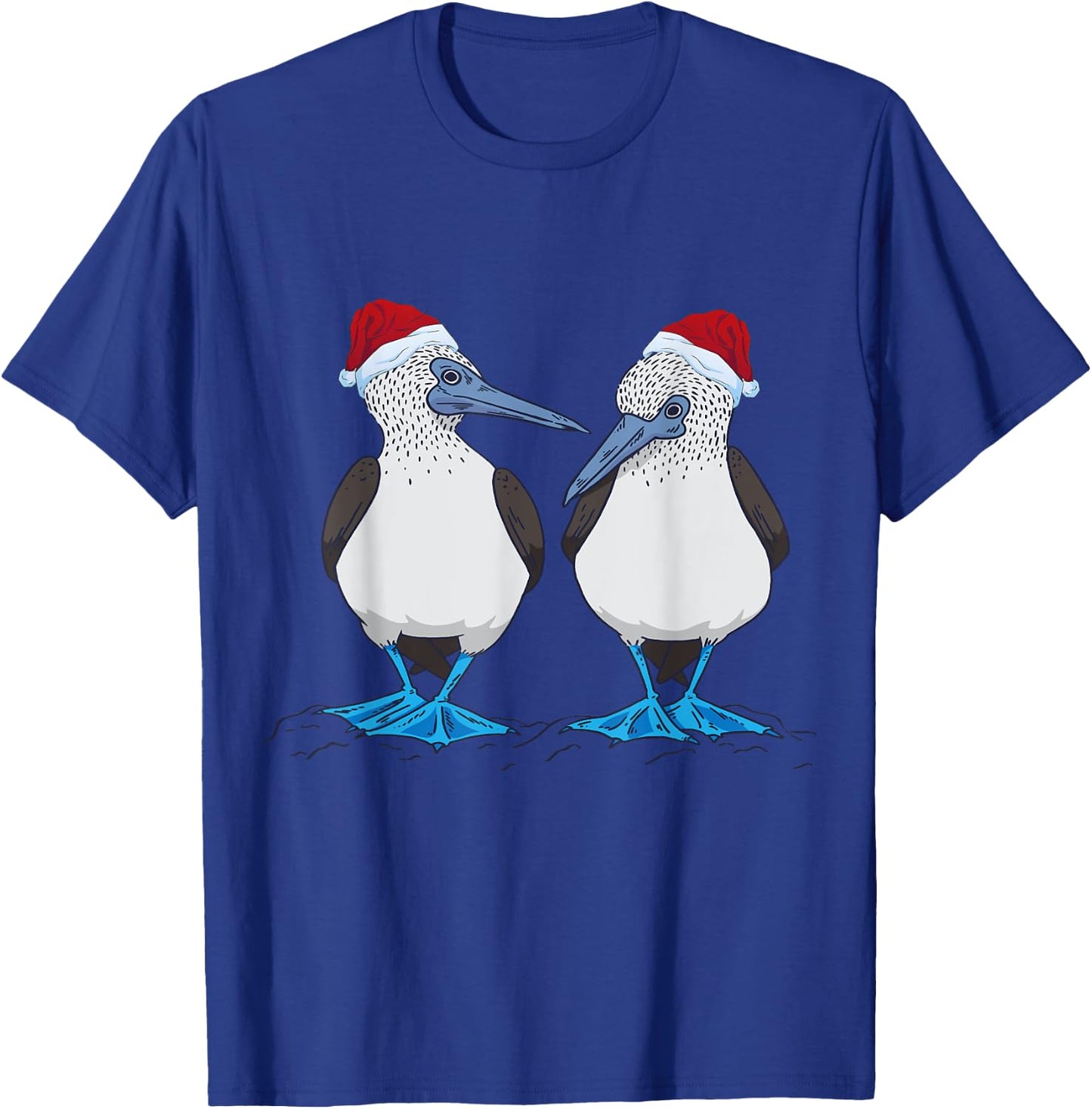 Christmas Blue Footed Booby Blue Bird Blue Foot Booby X-mas T-Shirt - T-Shirt | Royal