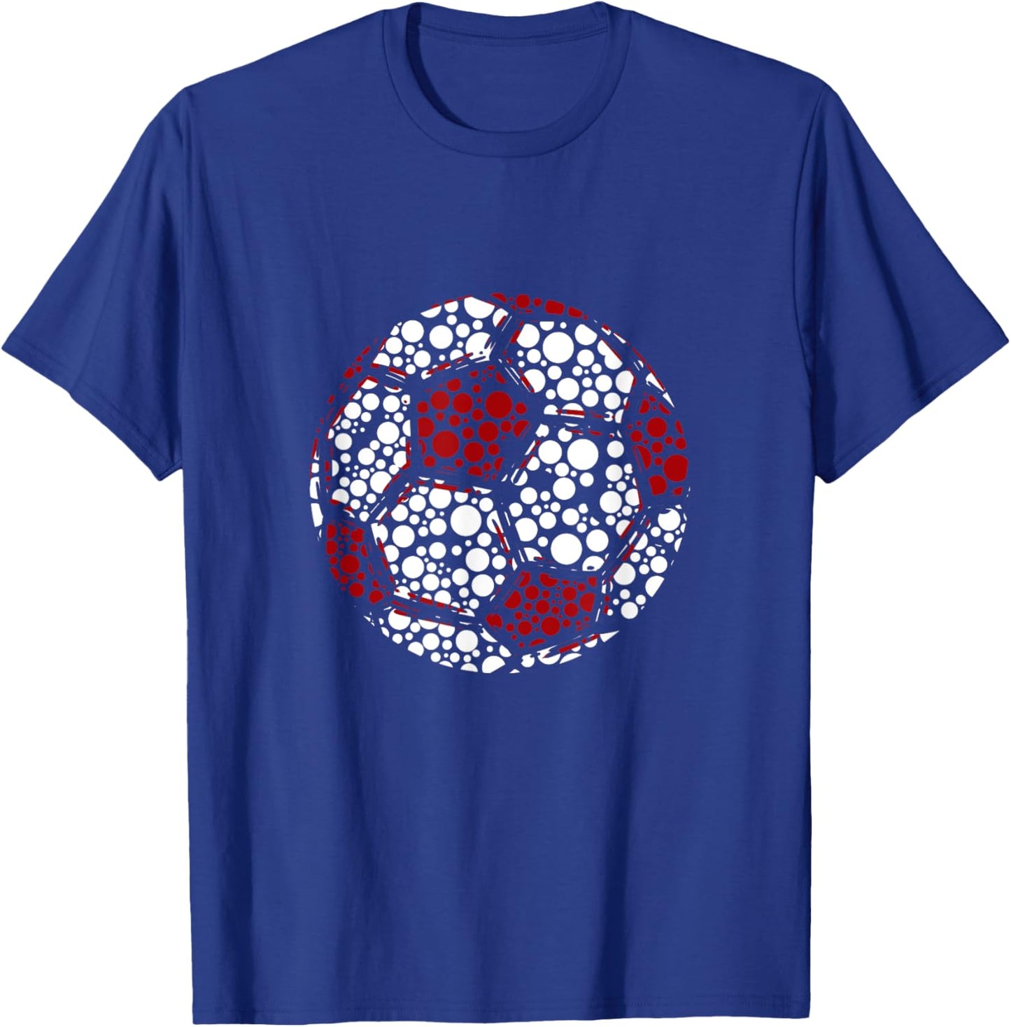International Dot Day Happy Polka Dot Soccer Lover Sport T-Shirt - T-Shirt | Royal