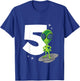 Alien 5 Year Old Boy 5th Birthday T-Shirt - T-Shirt | Royal