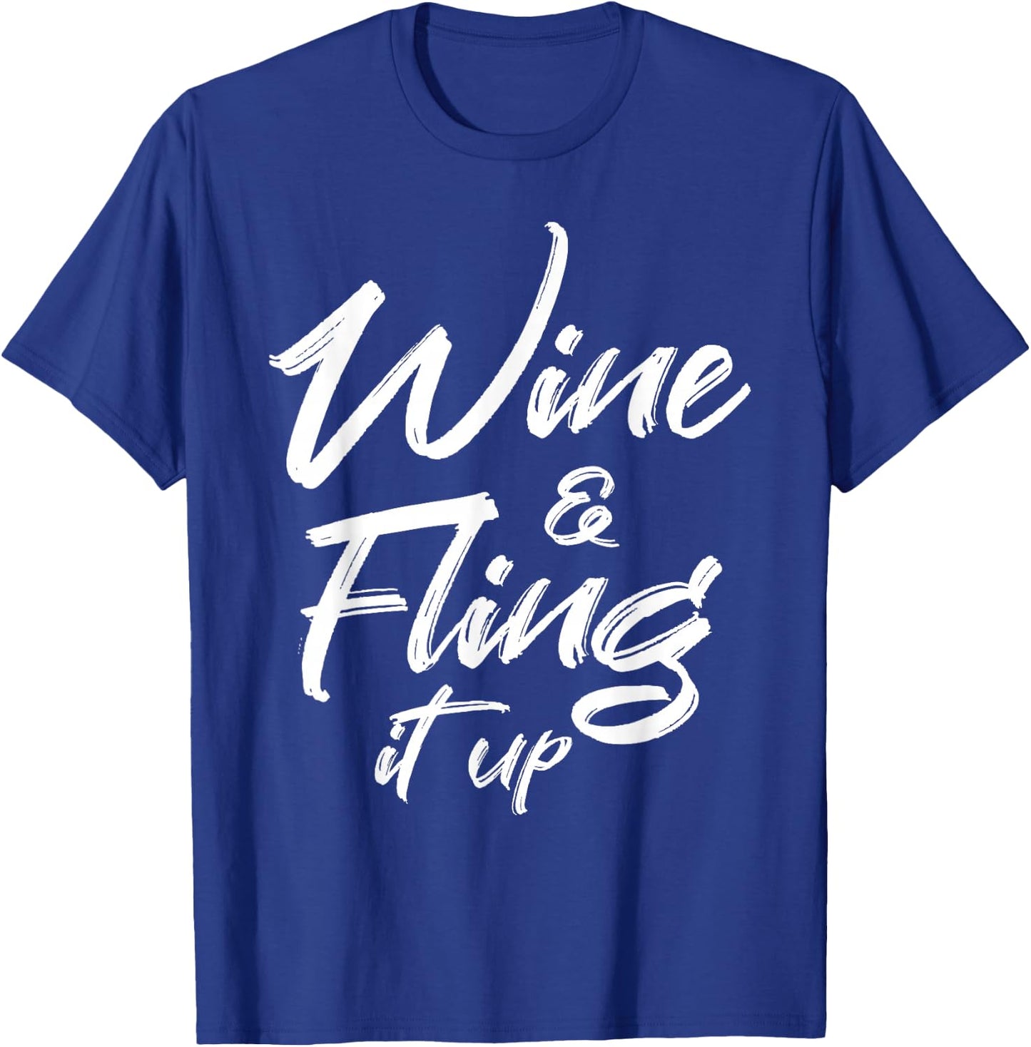 Wine und Spinner Funny Soca Party Gift T-Shirt - T-Shirt | Royal