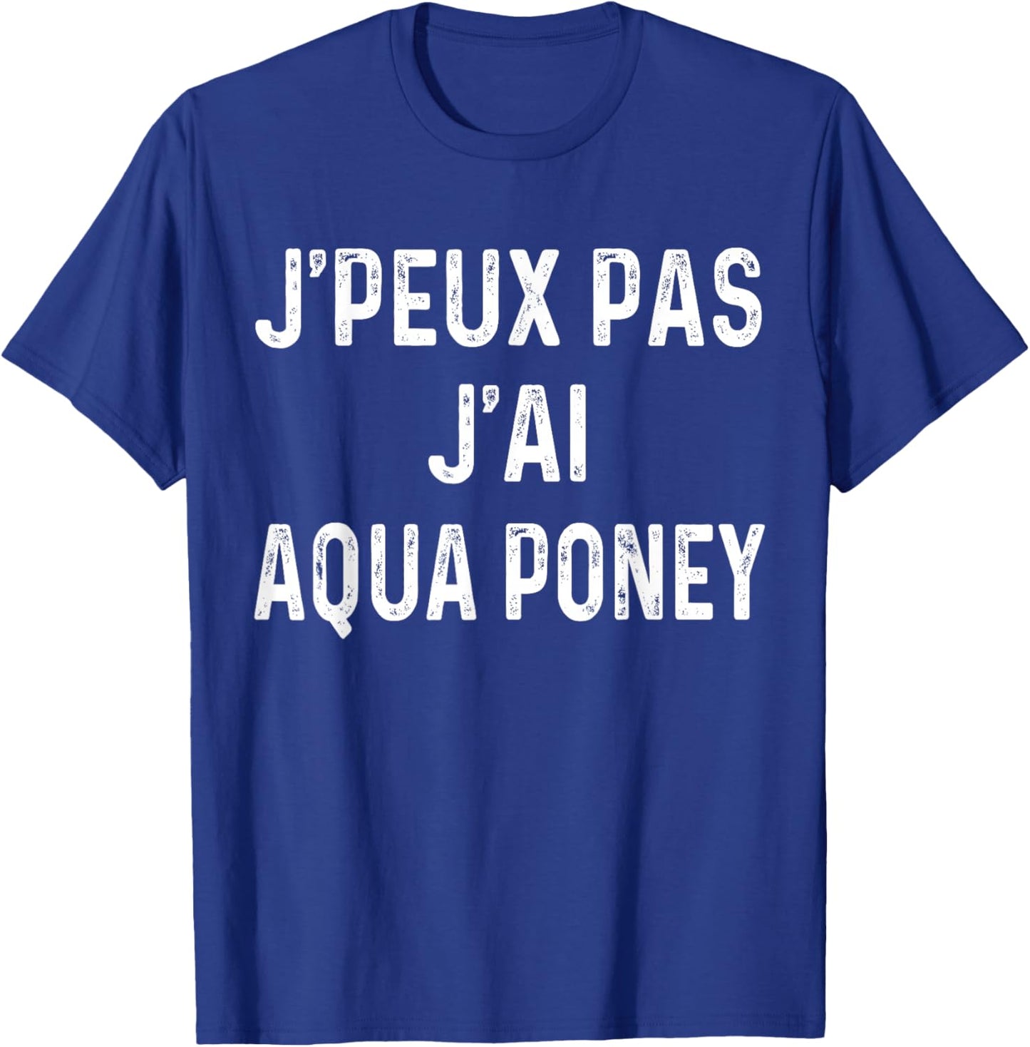 I Can't Have Aqua Pony , Black, S T-Shirt - T-Shirt | Royal