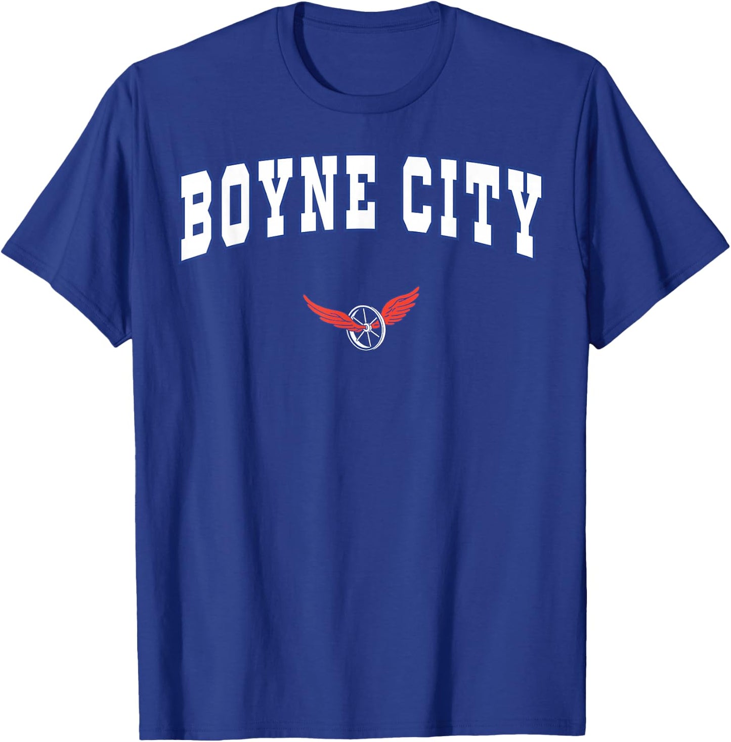 Boyne City High School Ramblers T-Shirt - T-Shirt | Royal