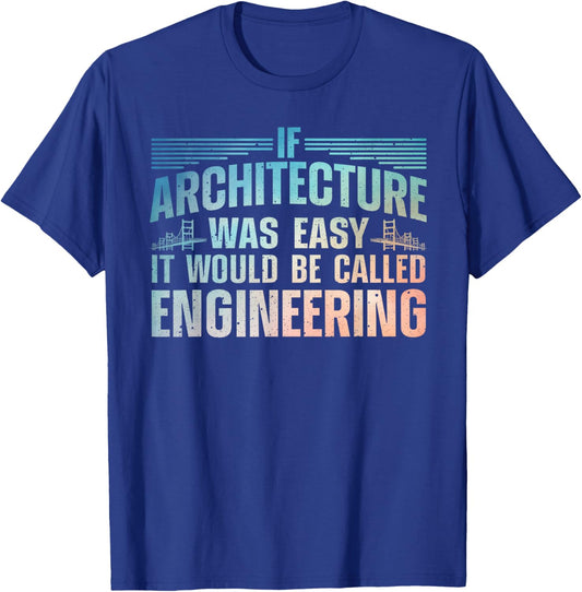 Funny Architecture Art Women Architect Student Lover T-Shirt - T-Shirt | Royal