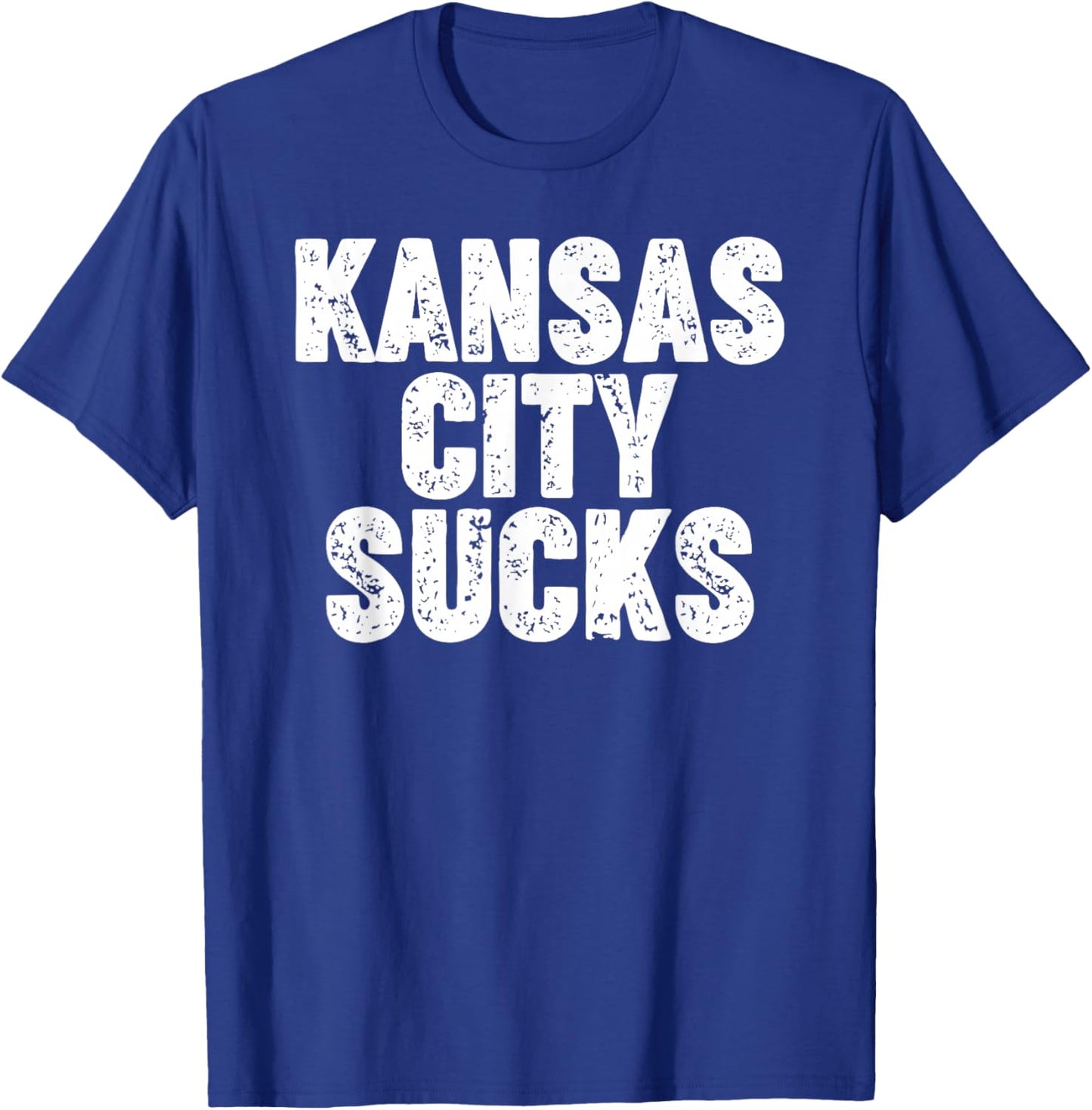 Kansas City Sucks T-Shirt - T-Shirt | Royal