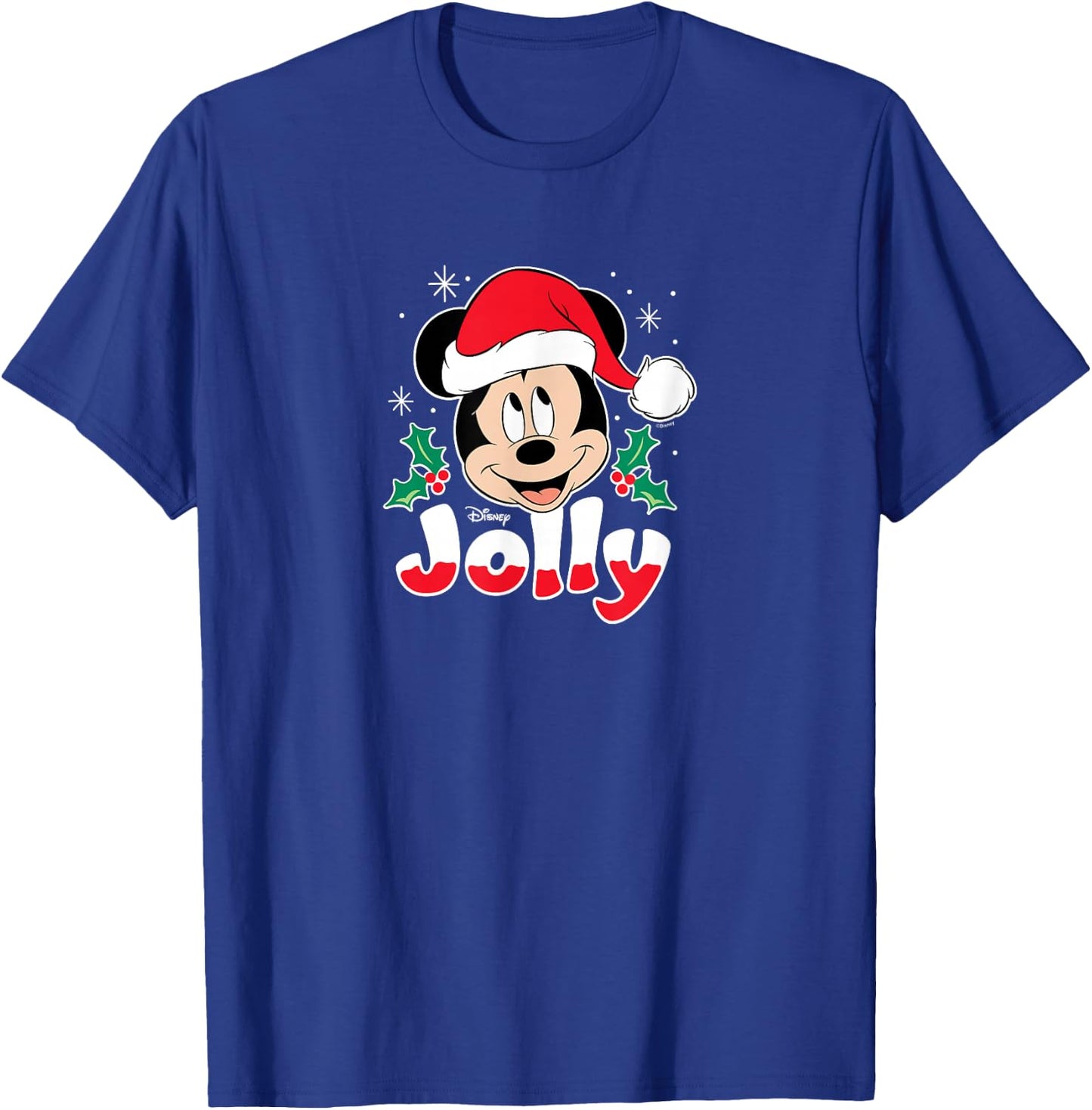 Disney - Mickey Jolly Christmas Santa T-Shirt - T-Shirt | Royal