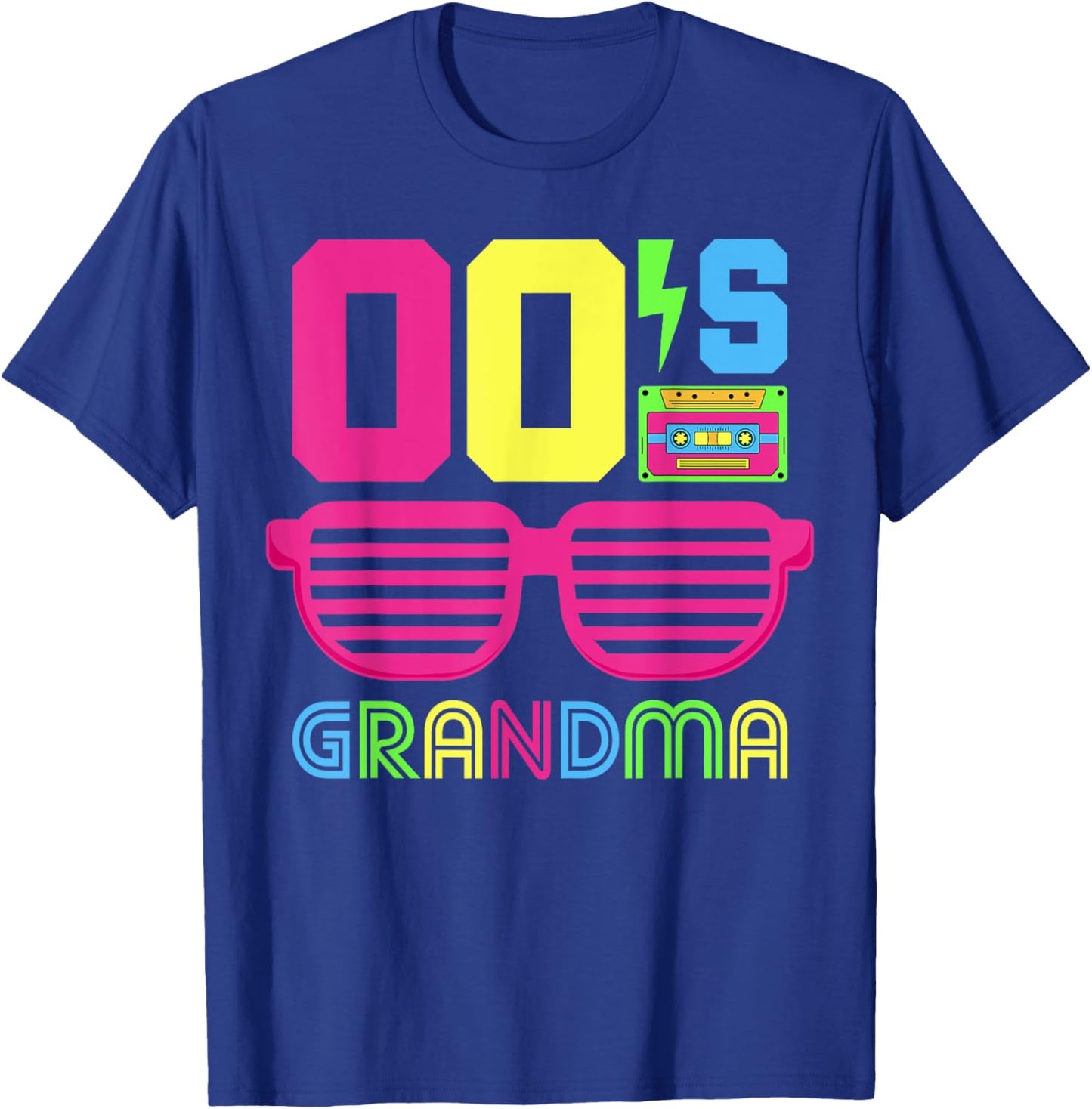 2000's Grandma Themed Party 00s Costume Early 2000s Outfit T-Shirt - T-Shirt | Royal