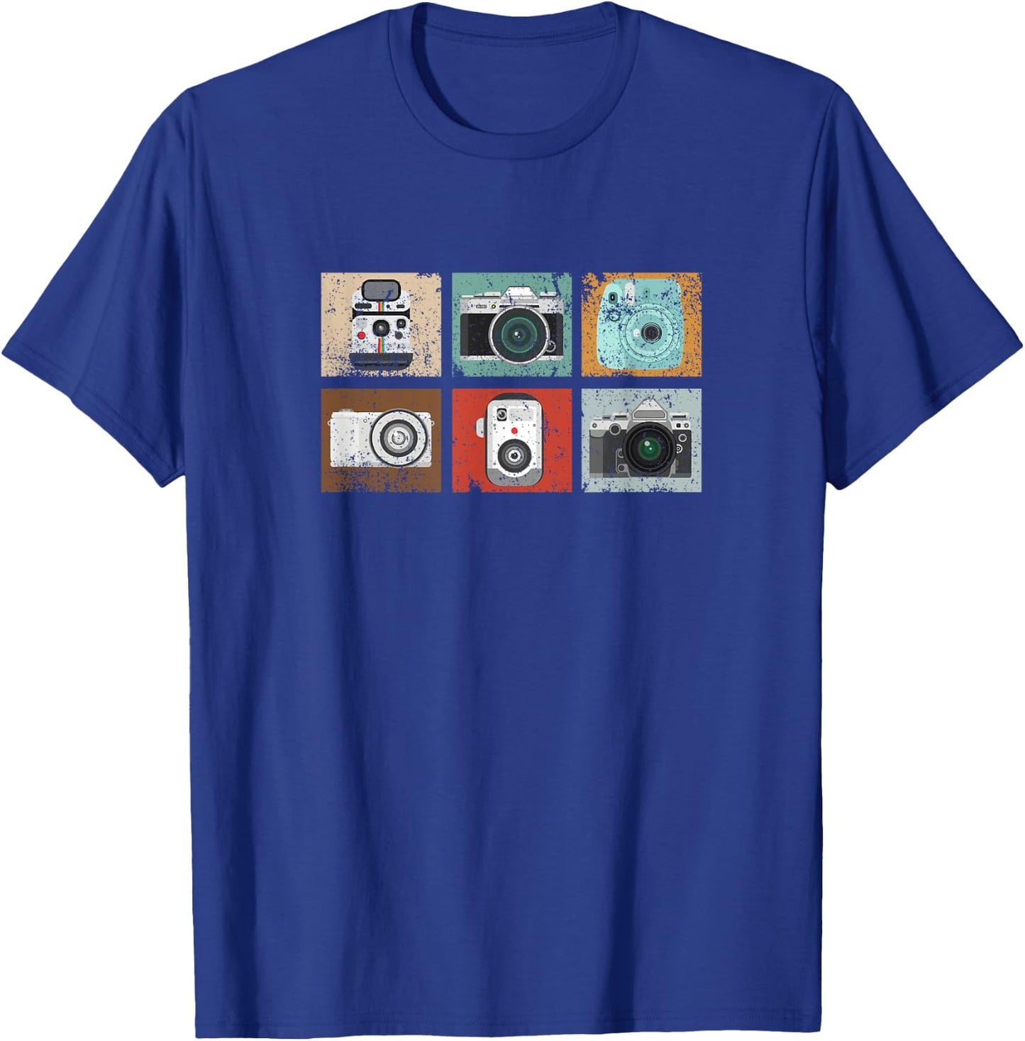 Vintage Retro Camera T-Shirt - T-Shirt | Royal