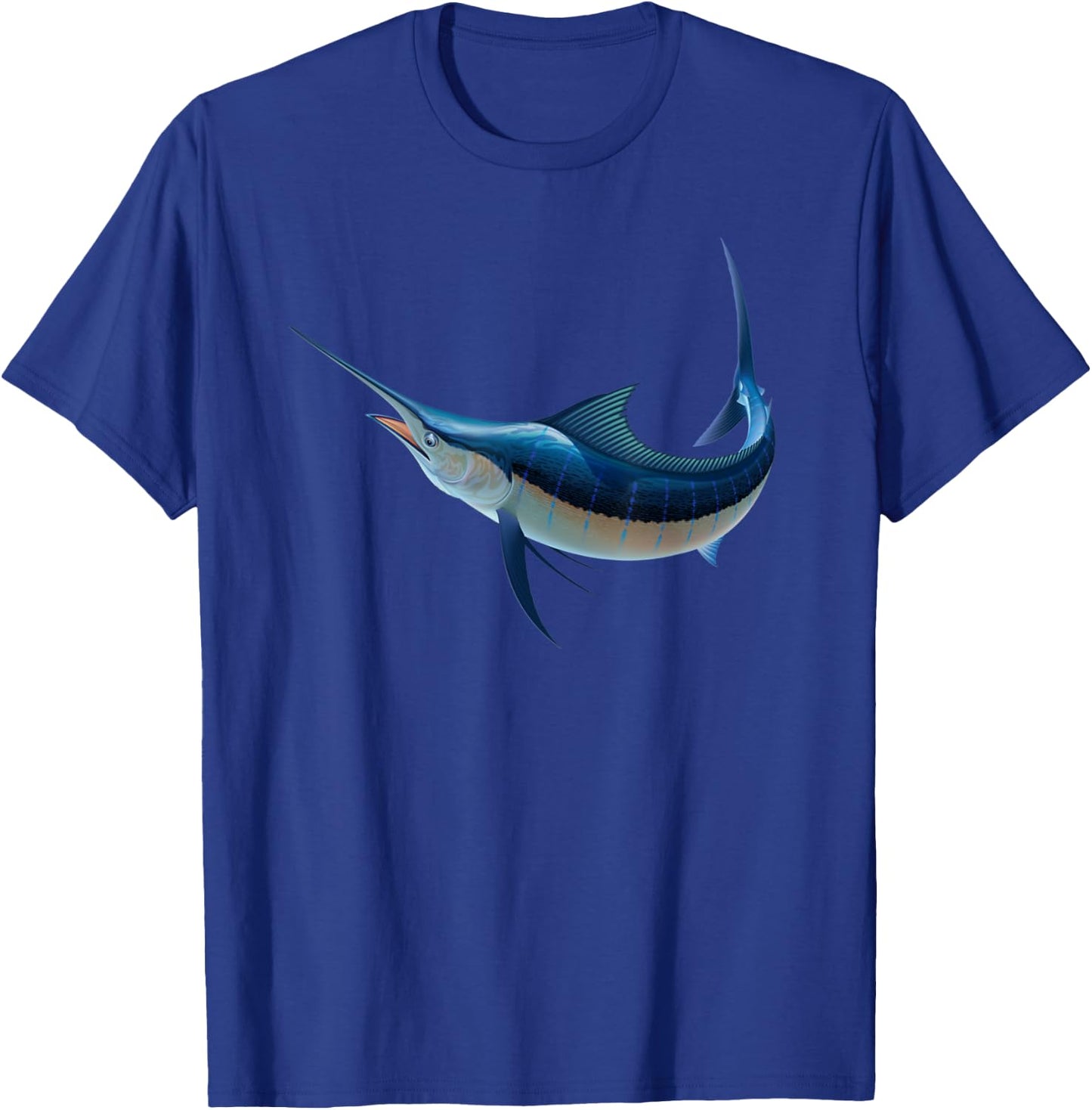 Beautiful Atlantic Blue Marlin Fish T-Shirt - T-Shirt | Royal