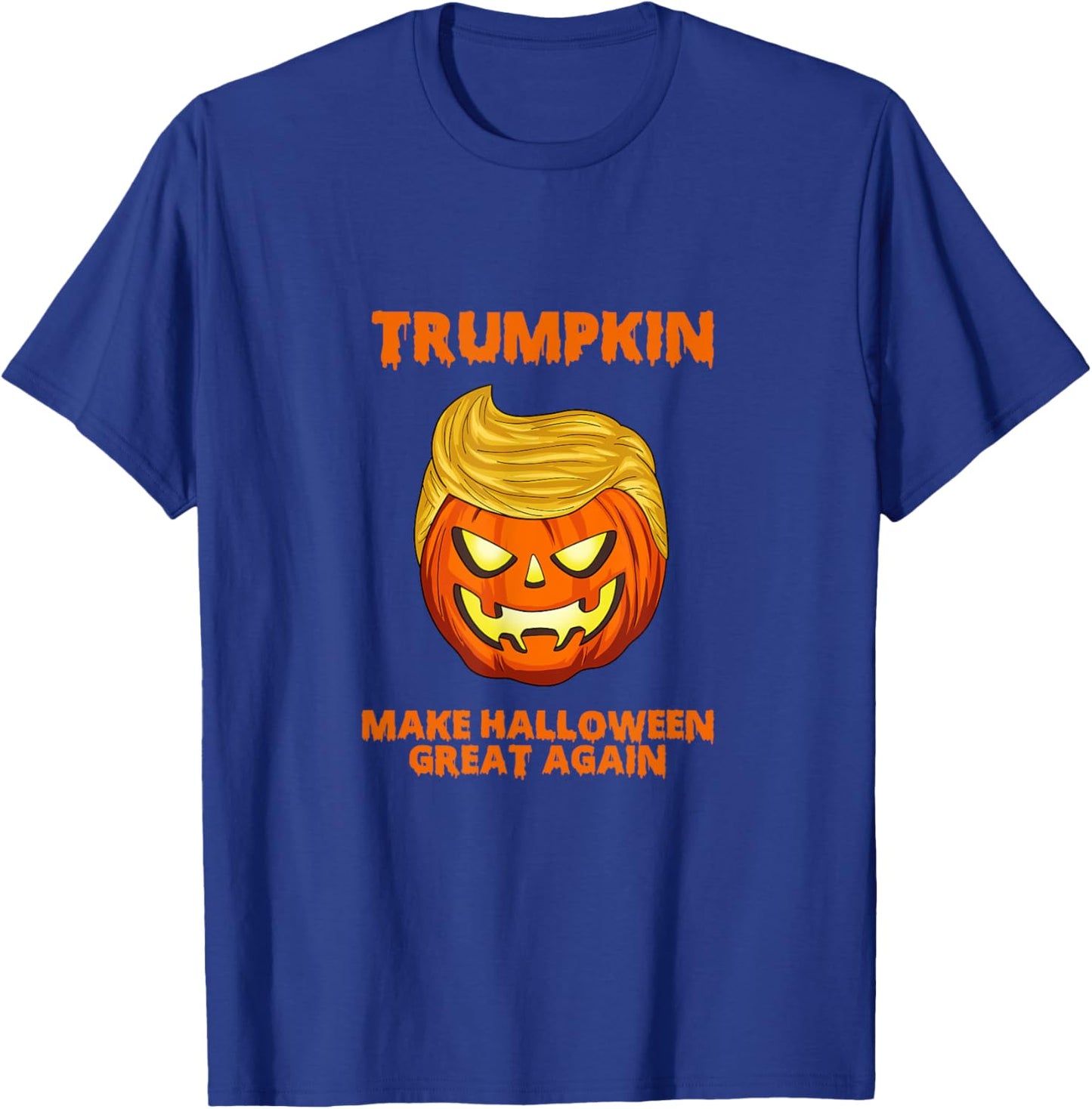 Trumpkin 2024 USA Make Halloween Great Again Funny T-Shirt - T-Shirt | Royal