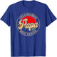 Papa Like A Grandpa Only Cooler Father's Day for Grandpa T-Shirt - T-Shirt | Royal