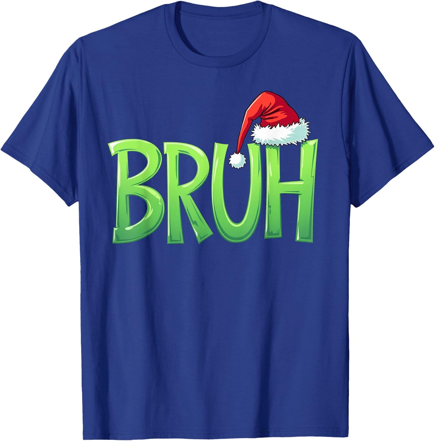 Bruh Christmas Kids Teens Boys Funny Christmas humor Meme T-Shirt - T-Shirt | Royal