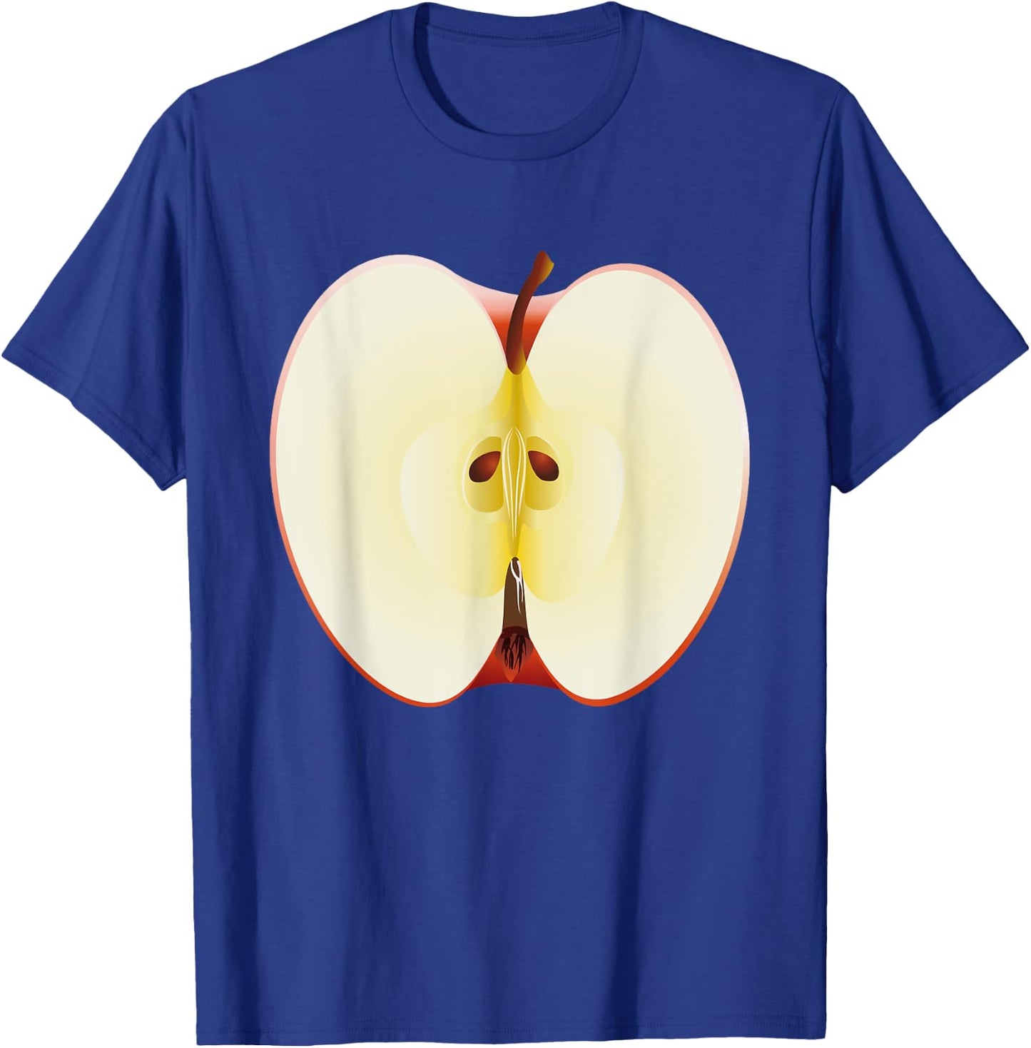 Red Apple Shirt Adult Men Women Kids Apple Costume T-Shirt - T-Shirt | Royal