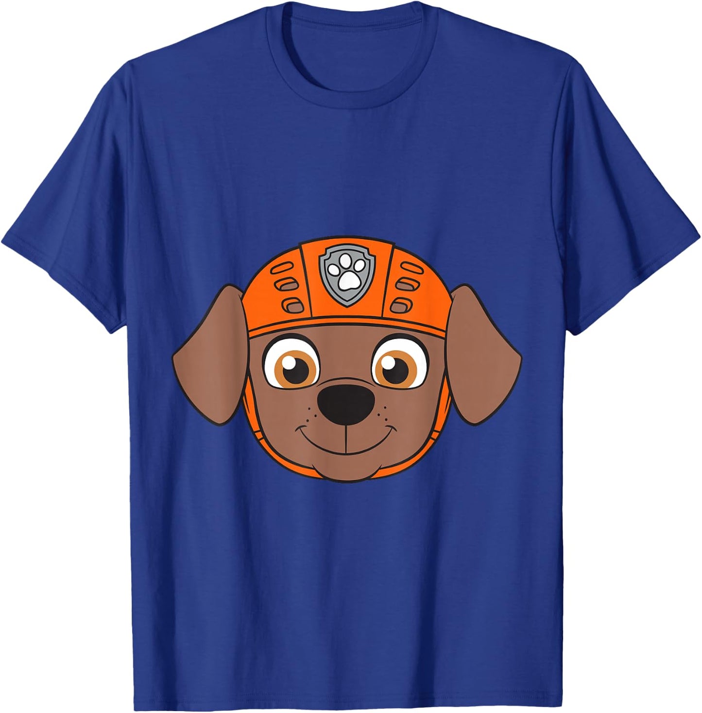 Zuma Paw Patrol Big Face T-Shirt - T-Shirt | Royal