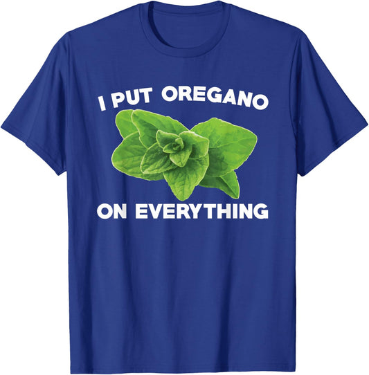 Funny Oregano Lovers Apparel Garden Herbs T-Shirt - T-Shirt | Royal