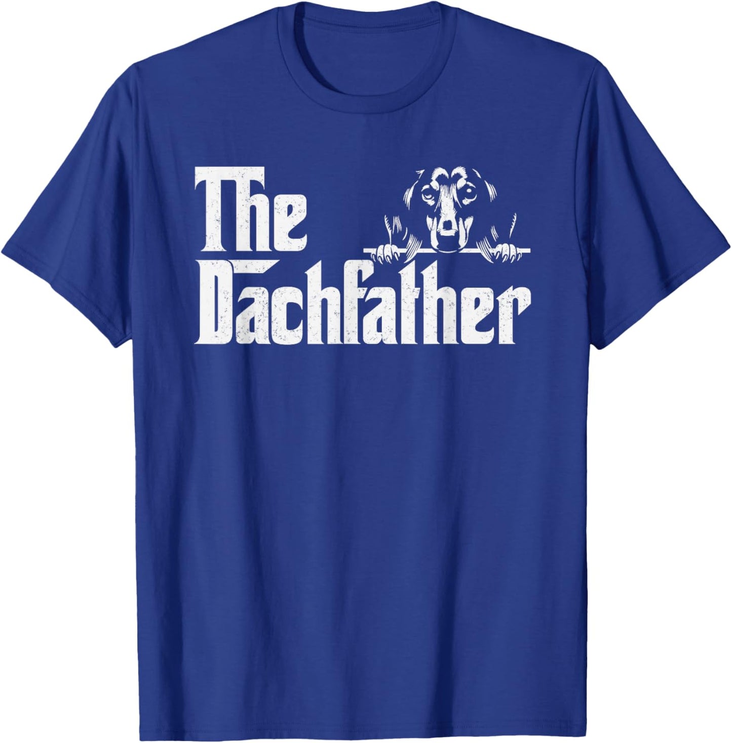 The Dachshund Fathers Day Dogfather gifts Wiener Dog Lover T-Shirt - T-Shirt | Royal