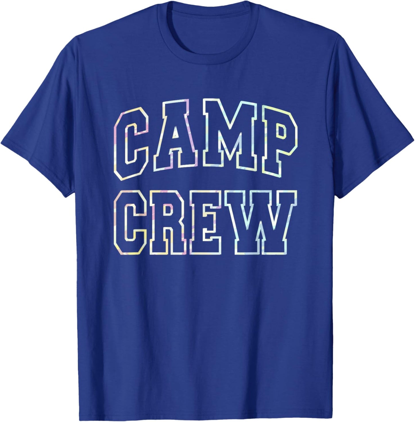 Kids CAMP CREW Summer Smore Staff Cousins Camping Camping T-Shirt - T-Shirt | Royal