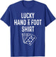Funny Hand & Foot Shirt Lucky Card Game Player Lover Gift T-Shirt - T-Shirt | Royal
