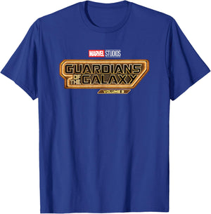 Marvel Guardians of the Galaxy Volume 3 Movie Logo T-Shirt - T-Shirt | Royal
