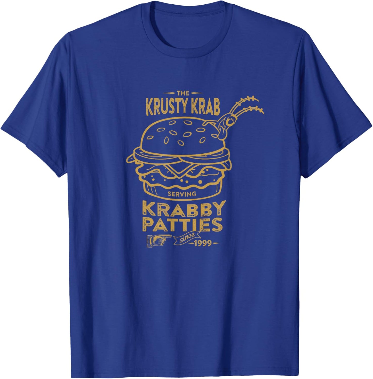 Spongebob Squarepants Krusty Krab Krabby Patties Ad T-Shirt - T-Shirt | Royal