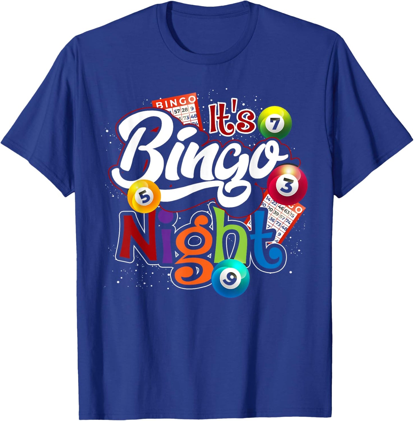 Bingo Night Gift Bingo Player Lottery Winner Gambling Bingo Small T-Shirt - T-Shirt | Royal