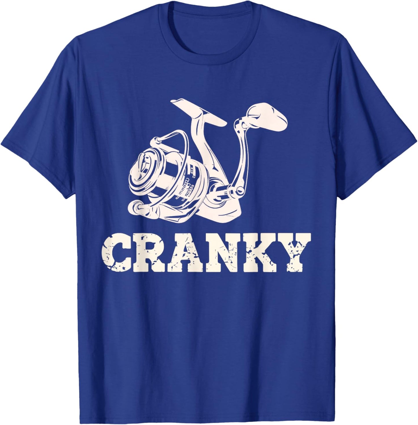 Cranky Fishing Lovers Gift , Women, Boys and Girls T-Shirt - T-Shirt | Royal