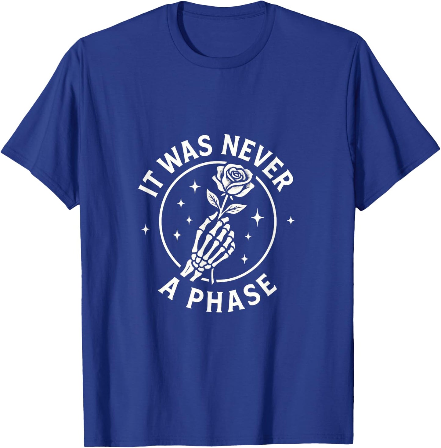 It was Never A Phase - Emo Scene Music Core T-Shirt - T-Shirt | Royal