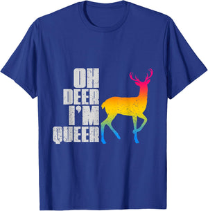 Oh Deer Im Queer Pansexual T-Shirt - T-Shirt | Royal