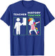 History Teacher Dabbing Professor Educator Unicorn T-Shirt - T-Shirt | Royal