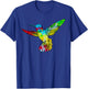 Vintage Tie Dye Hummingbird Birds Humming Bird Watcher T-Shirt - T-Shirt | Royal