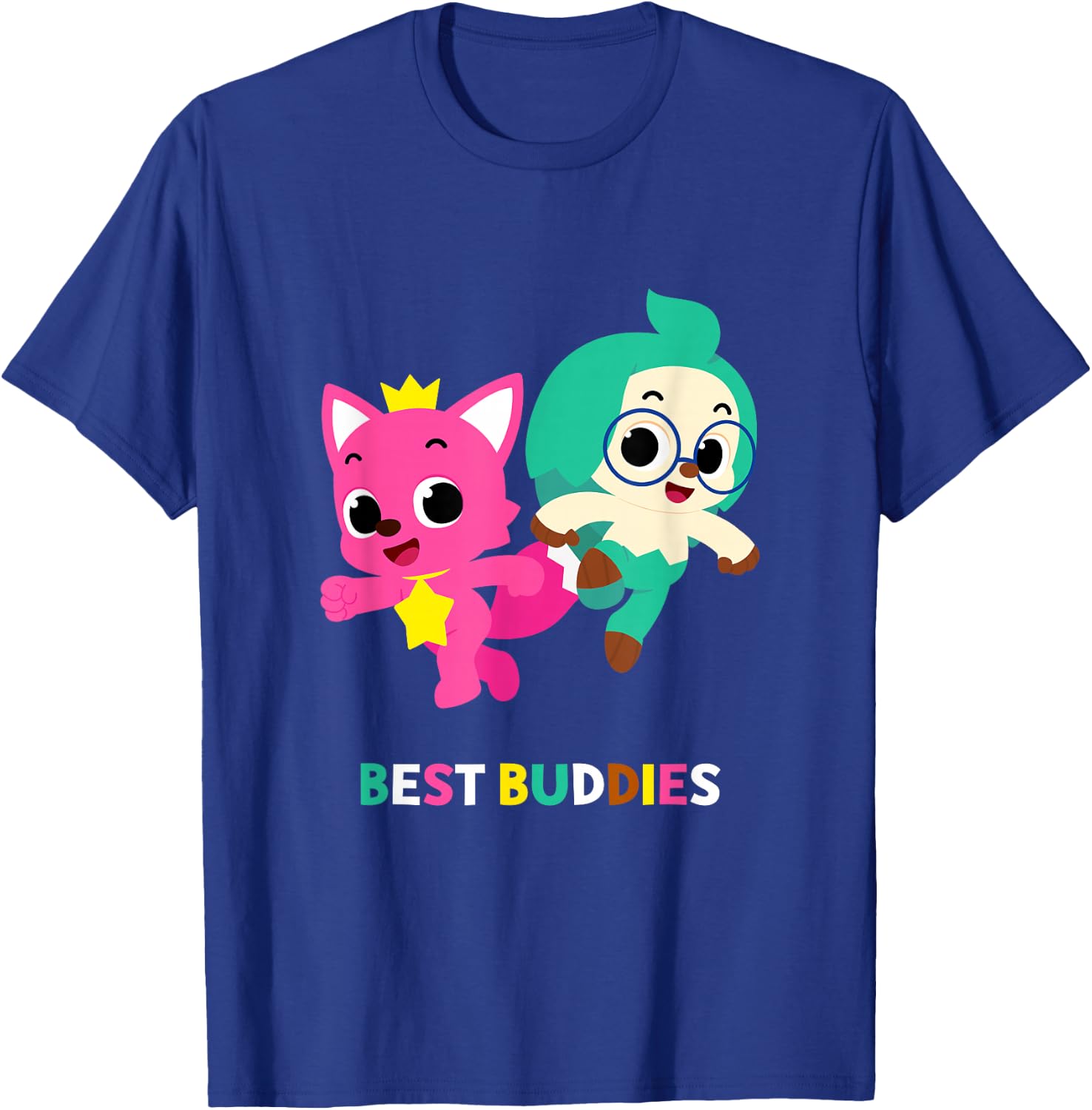 Pinkfong Wonderstar Best Buddies Pinkfong and Hogi T-Shirt - T-Shirt | Royal