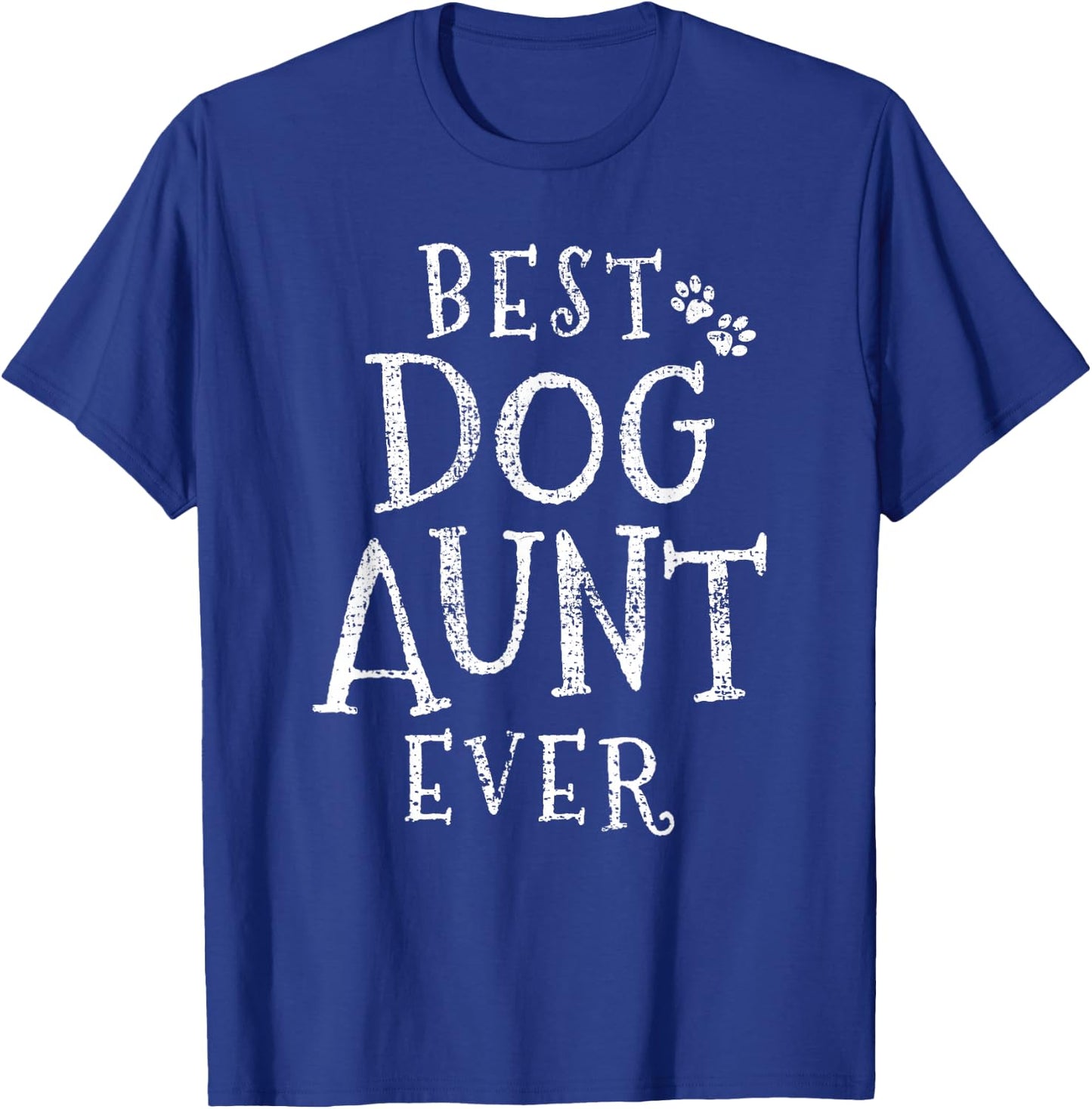 Dog Aunt Auntie T-Shirt - T-Shirt | Royal