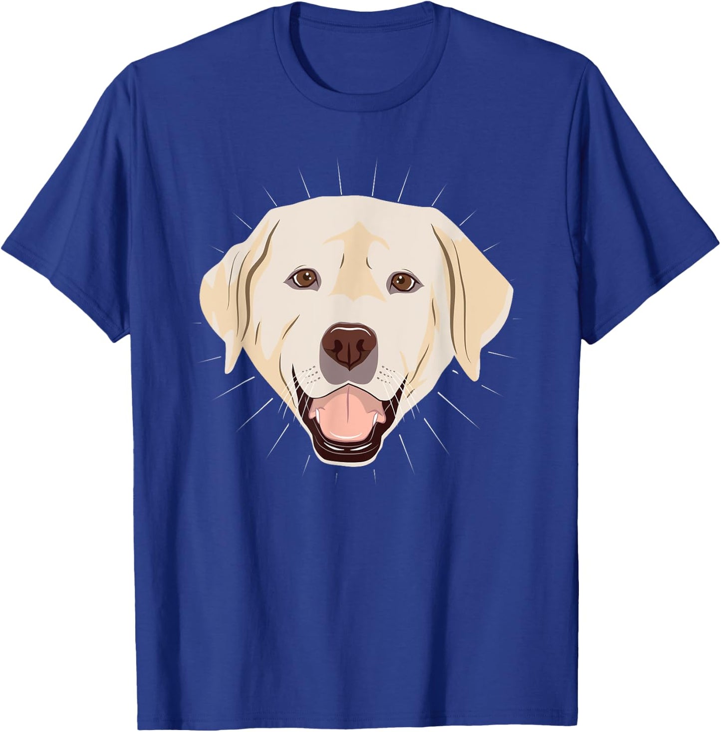 Labrador Retriever Face Art Dog Lover Gift T-Shirt - T-Shirt | Royal