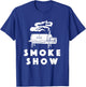 Smoke Show Funny BBQ Grilling Meat Grill Burnt Ends Barbecue T-Shirt - T-Shirt | Royal