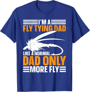 Fly Tying Dad T-Shirt - T-Shirt | Royal