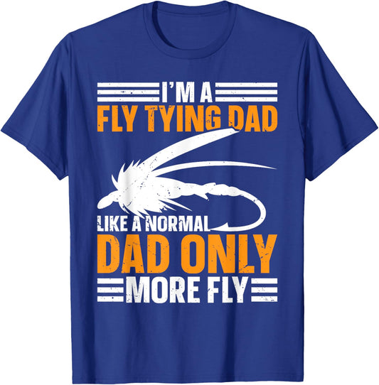Fly Tying Dad T-Shirt - T-Shirt | Royal