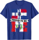 Proud to be Half Dominicana half Peruvian Dominican and Peru T-Shirt - T-Shirt | Royal