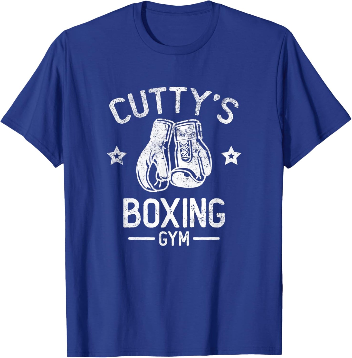 Vintage Cutty's Boxing Gym Est 1975 Boxing Day T-Shirt - T-Shirt | Royal