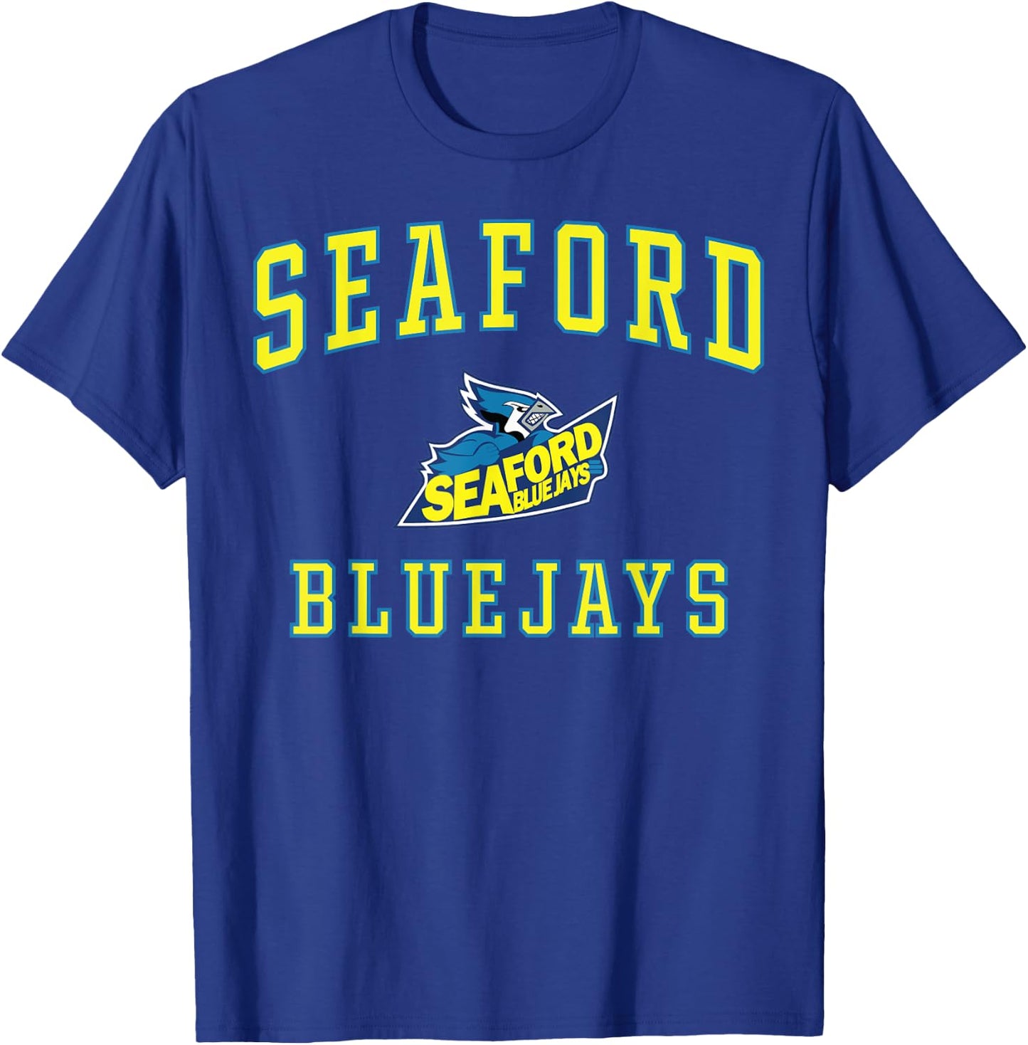 Seaford High School Bluejays C1 T-Shirt - T-Shirt | Royal