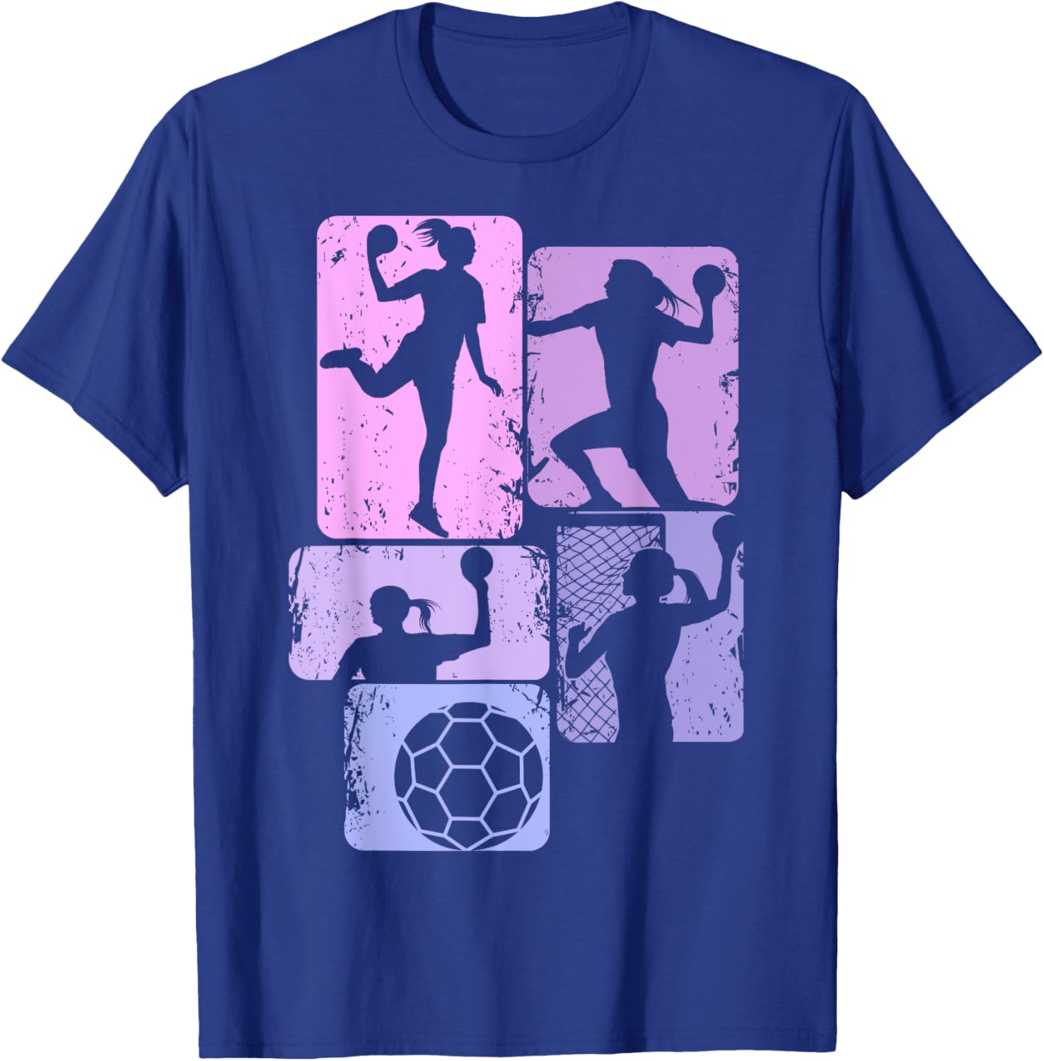 Handball Handballerin Mädchen Kinder Frauen T-Shirt - T-Shirt | Royal