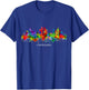 Watercolor Souvenir sky line chongqing china T-Shirt - T-Shirt | Royal