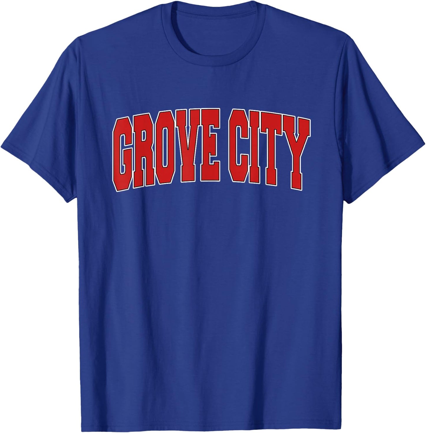 GROVE CITY PA PENNSYLVANIA Varsity Style USA Vintage Sports T-Shirt - T-Shirt | Royal