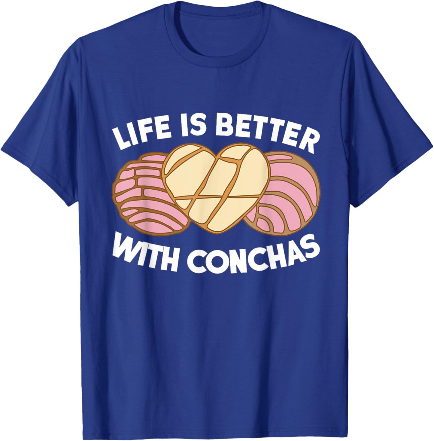 Conchas Pan Dulce Latina Mexican Mujer Concha Pastry T-Shirt - T-Shirt | Royal