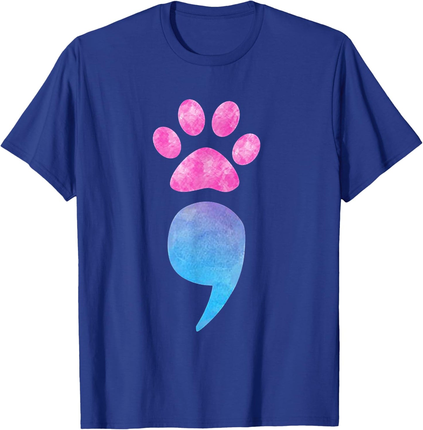 Suicide Prevention Awareness Dog Paw Dog Mom Dog Dad T-Shirt - T-Shirt | Royal