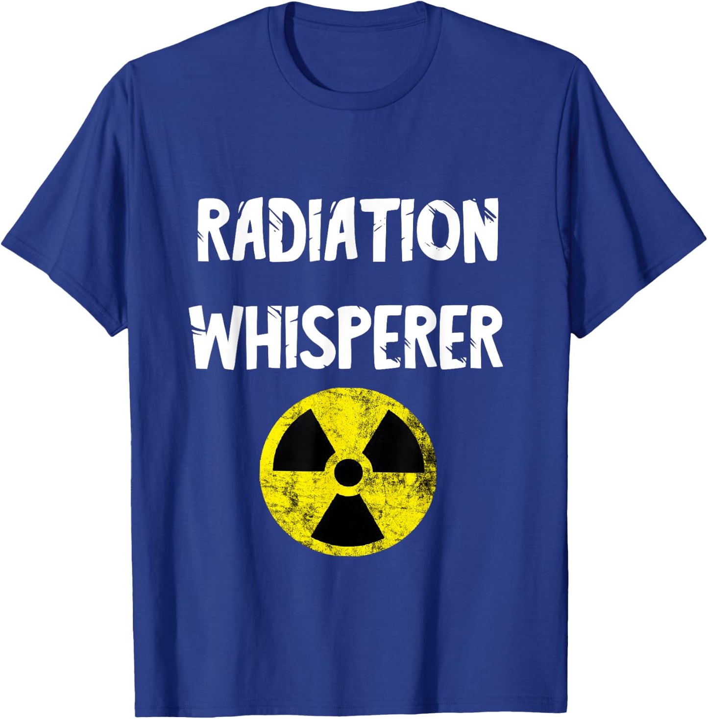 Radioactivity Whisper Nuclear Symbol Radiology Radiation T-Shirt - T-Shirt | Royal